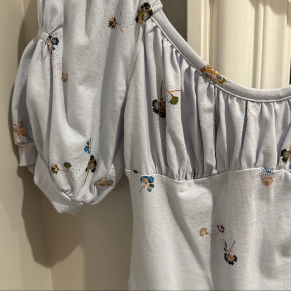 Free People Shirt / Top / Bodysuit, Blue - Picture 2 of 2